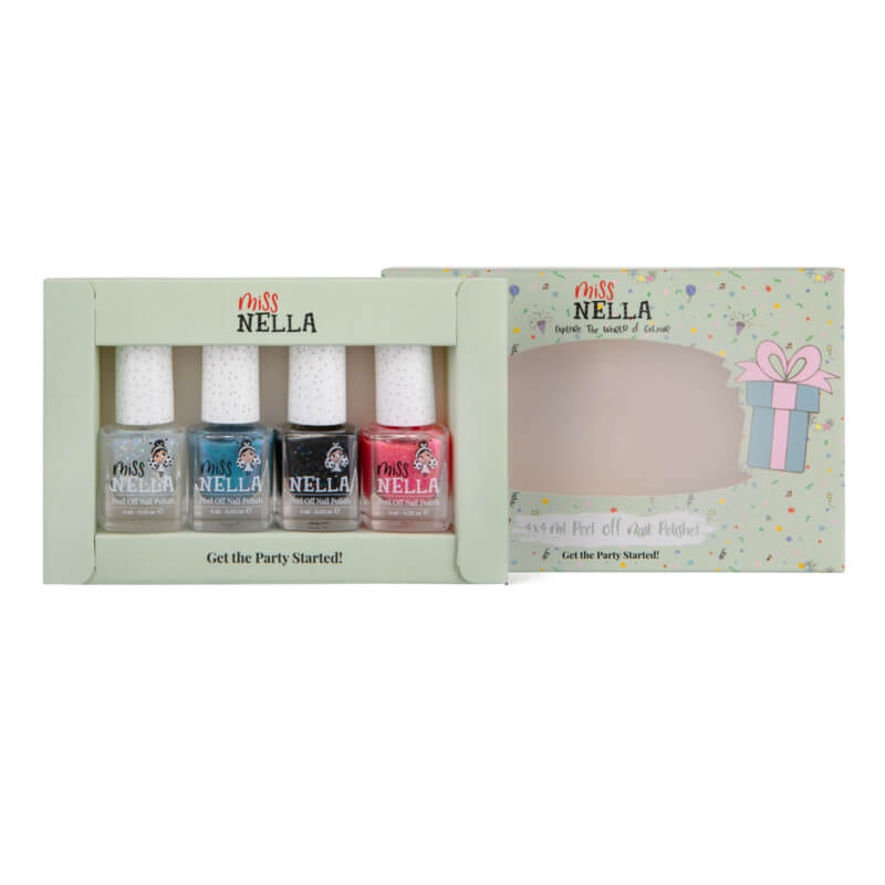 Miss Nella 4 x Nagellak Get the party started
